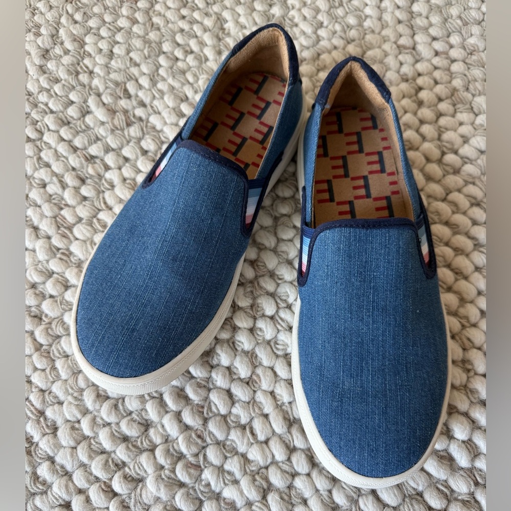 Denim Slip-On Sneakers 7W